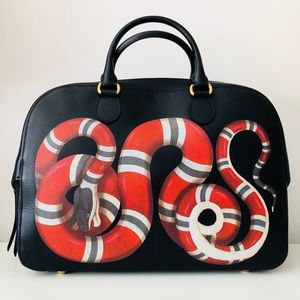 gucci snake leather bag
